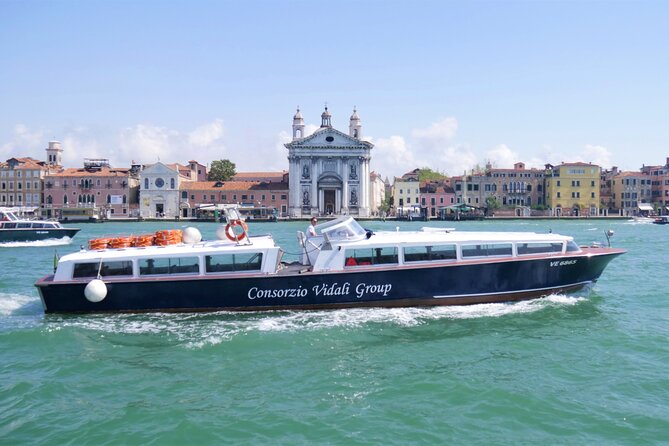 1-hour panoramic tour of Venice by boat - Piazza San Marco, bell tower, and Doge’s Palace from a seated viewpoint