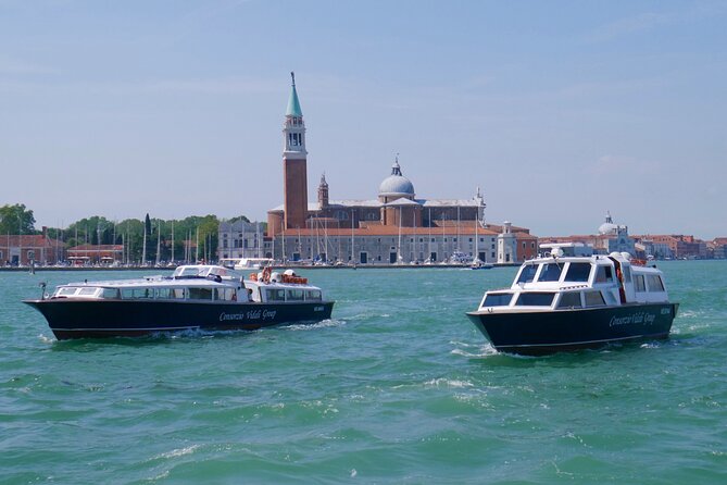 1-hour panoramic tour of Venice by boat - Giudecca Canal and the white Palladian churches, seen the way they were designed to be seen