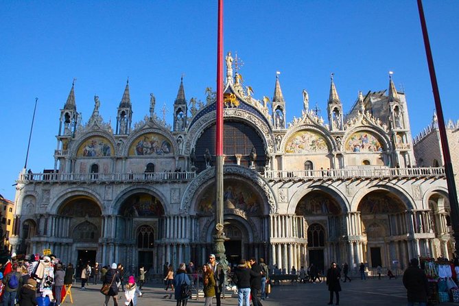 Accessible Venice Tour With Wheelchair Including Doge Palace & St Mark Basilica - St Mark Basilica: golden mosaics, short stop, big payoff