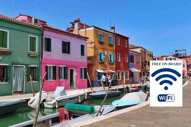Boat excursion to the islands of Murano, Burano and Torcello - A 7-hour Venice lagoon day that saves your brain