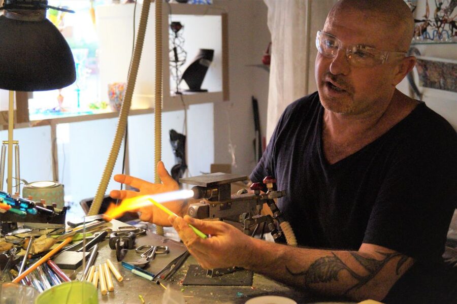 Create Your Glass Artwork: Private Lesson With Local Artisan - Watching Massimiliano make his own pieces in real time