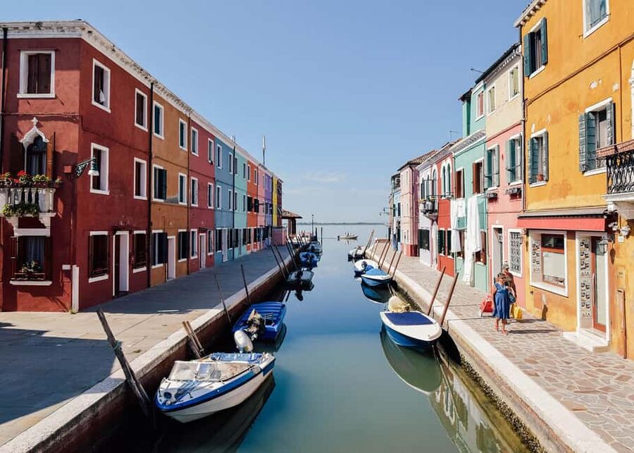 From Venezia: Murano, Burano, and Torcello Self-Guided Tour - Burano colors and lace shop visits, plus cake time