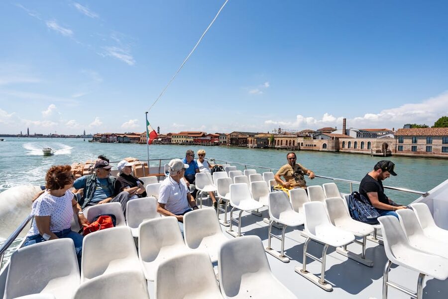 Full-day boat tour to Murano Burano Torcello from Chioggia - The lagoon cruise route: Pellestrina, Venice Lido, and more