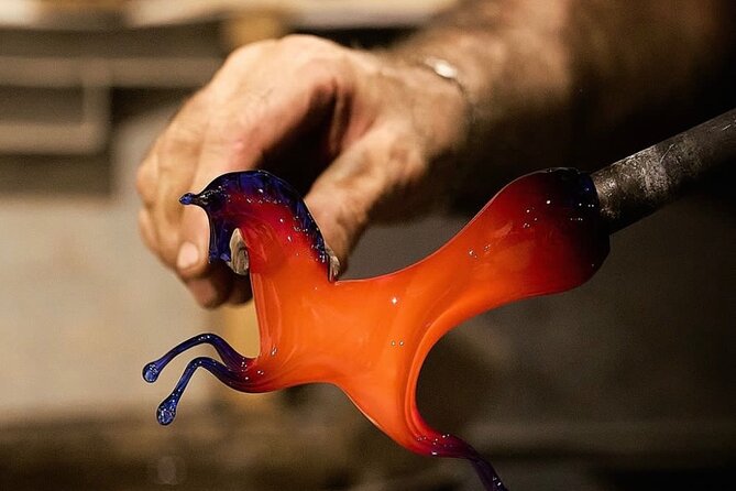 Glass Blowing Demonstration : pickup by wood boat Taxi + local guide - Why this Murano glass demo feels different from a shop visit