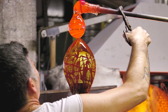 Glass Blowing Live Demo, Showroom visit and Artistic Glass gift! - How This Murano Glassblowing Stop Fits Your Day