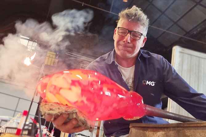 Glass Blowing Show Visit Murano Glass Factory and Showroom OMG - Entering the Original Murano Glass OMG Factory and Showroom