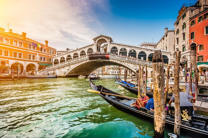 Private Venice 2 hrs Tour: Boat & Walking Tour with food tasting - When high tide changes the route: Giudecca Canal and the gondola shipyard