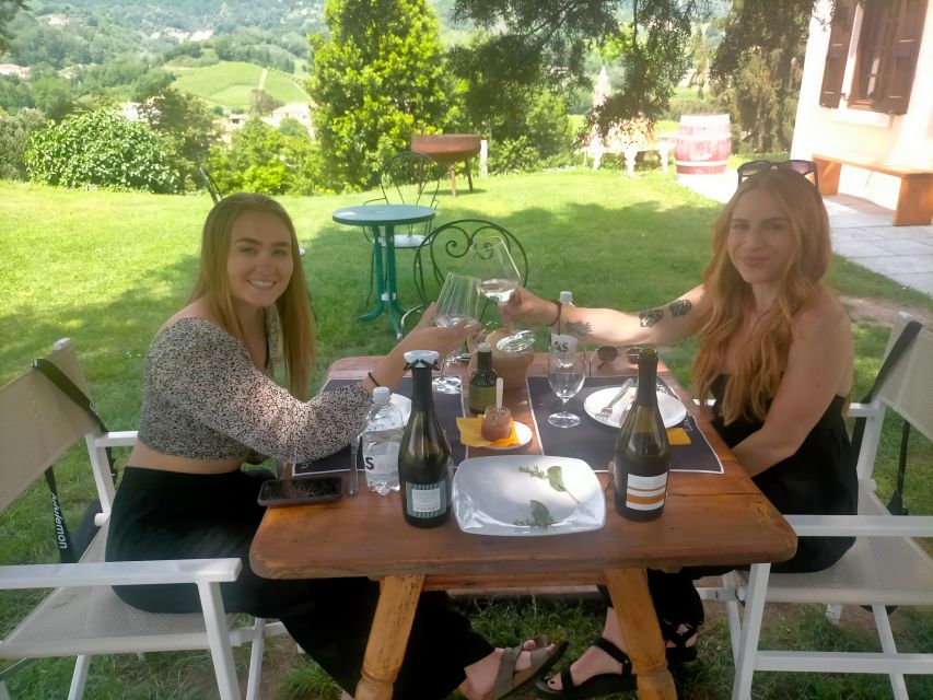 Prosecco Wine Tour. Full Day - 2 Wineries. From Venice - Stop 1 in Valdobbiadene: vineyards, cellars, and the first four pours