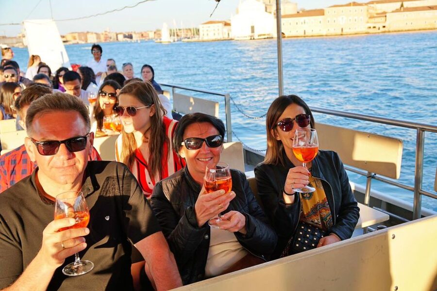 Punta Sabbioni: Venice By Night and Sunset Panoramic Cruise - Prosecco and sweets on board, plus how the guide actually helps