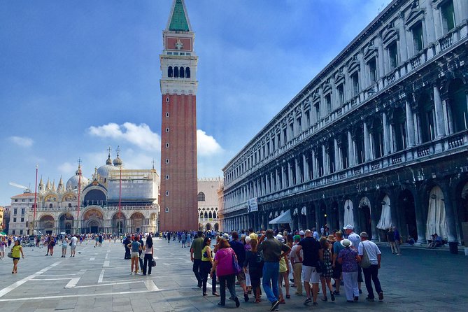 Saint Marks Basilica, Doge's Palace and Gondola tour in Venice - Doge’s Palace: Byzantine, Gothic, Renaissance, then power and prison