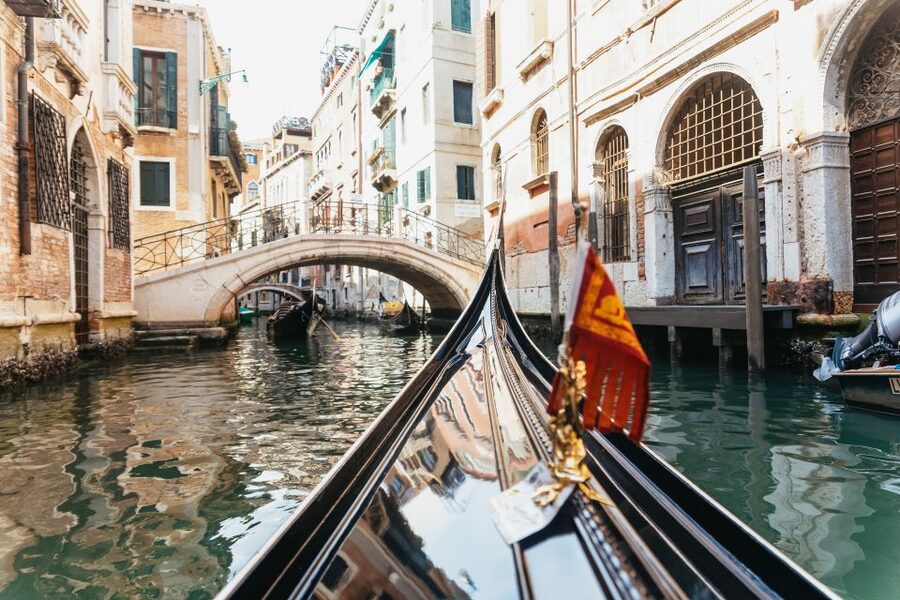 Venice: Grand Canal Gondola Ride with App Commentary - Weather and route changes: what can affect your day