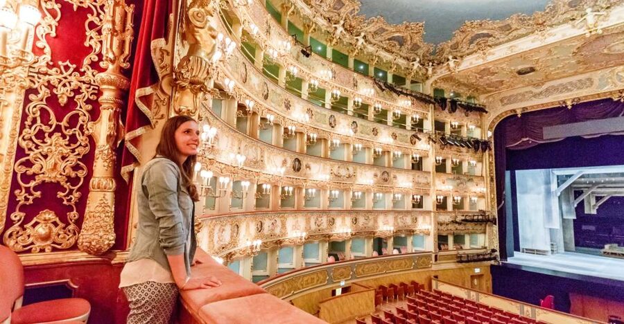 Venice: La Fenice Opera House Entry Ticket with Audio Guide - Tickets, audio guide, and the ID check at the counter