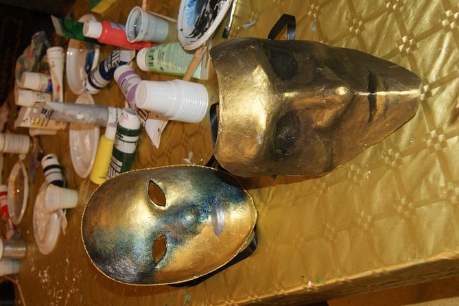 Venice Mask Workshop Class - Choose your mask: papier-mâché shapes with Carnival energy