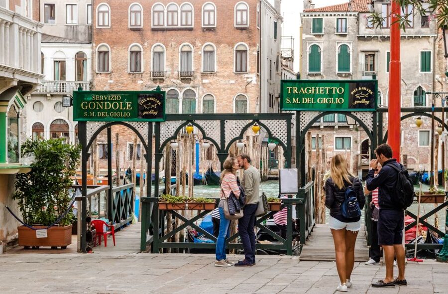 Venice: Private Gondola Ride - Route snapshot: Grand Canal first, then Venice’s quieter scenes