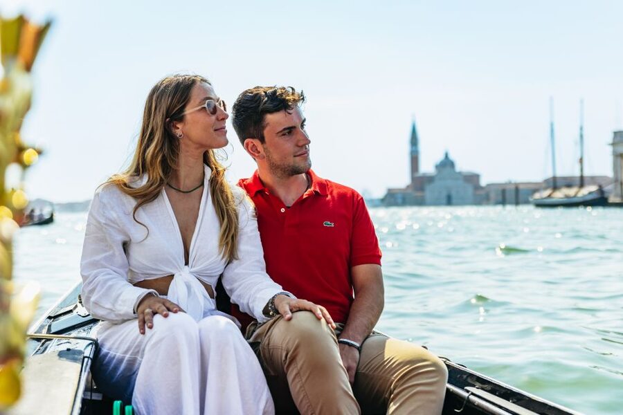Venice: Private Gondola Ride along Grand Canal - The First Boat Glimpses Near Ponte dell’Accademia