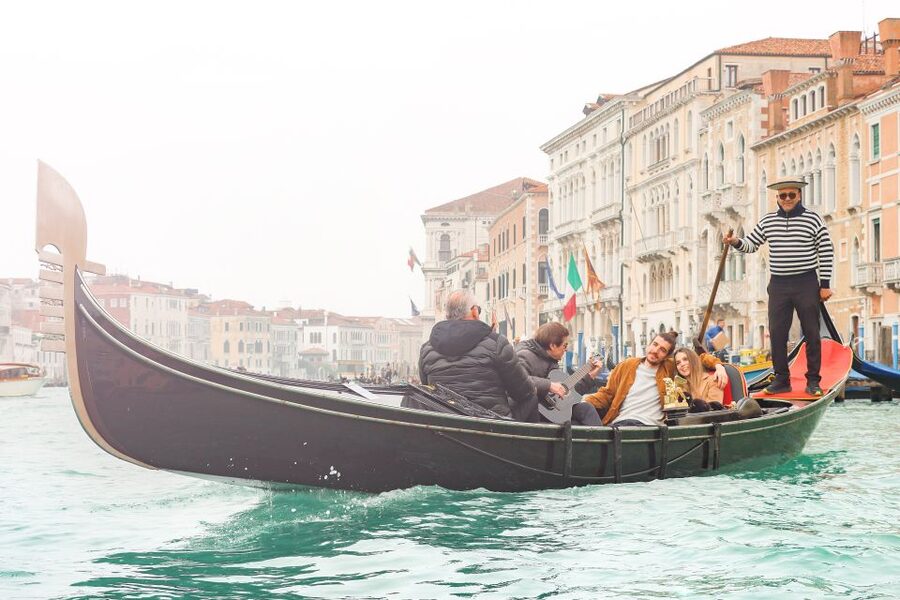 Venice: Shared Gondola Ride and Serenade - San Marco Canals and Grand Canal Views From the Water