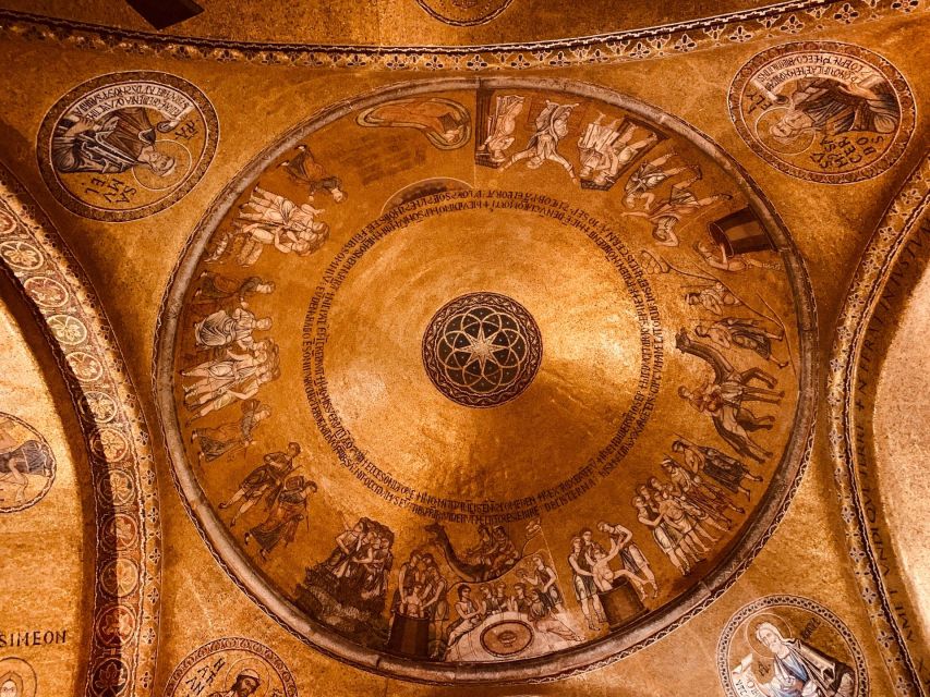 Venice: St. Mark's Basilica Fast-Track Main Floor Tour - Golden mosaics across 8,000+ square meters, how the guide helps you read them