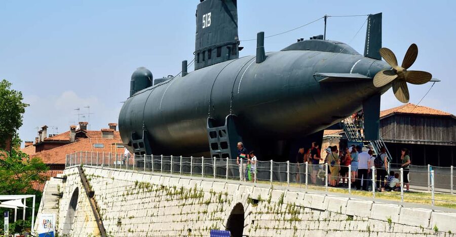 Venice, Submarine Enrico Dandolo and Naval History Museum - Stepping Into the Enrico Dandolo Submarine at Venice Arsenal