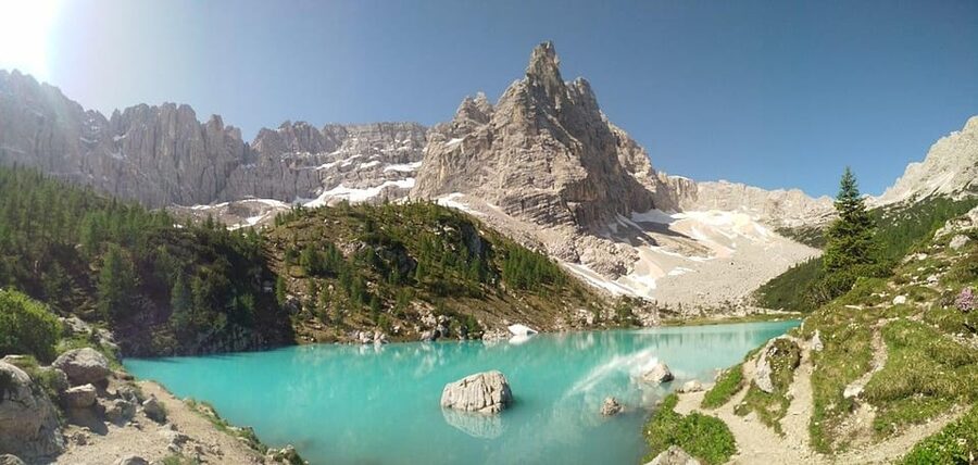 VENICE : Tour of Dolomites Unesco - Sorapis Lake trek, Passo Tre Croci to refuge time near 2000 meters