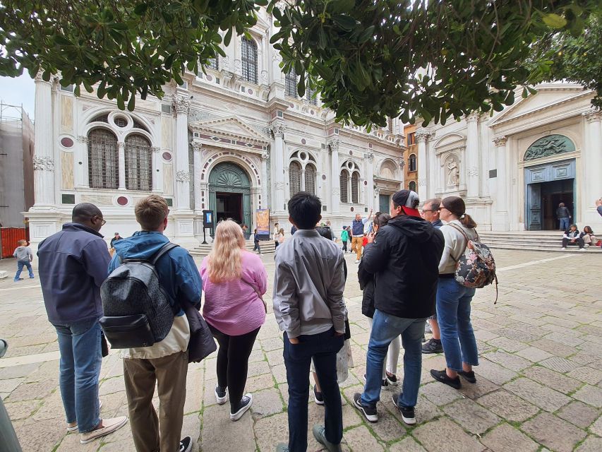 Venice: Walking Guided Tour of the City Must-See Sites - San Rocco area: Scuola Grande di San Rocco from the street