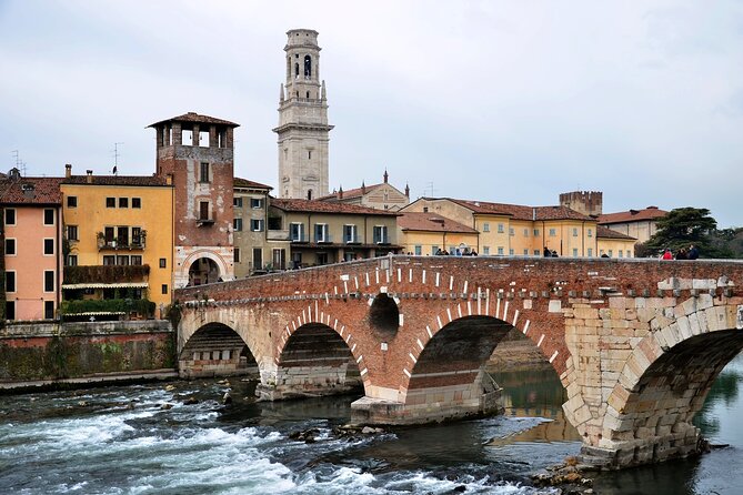 Verona Guided Tour from Venice by Train - Ponte Pietra: the only Roman bridge left, with a clear river payoff